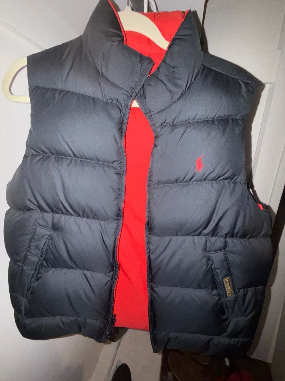 Polo Ralph Lauren Reversible 381 Bleecker Street N.Y.C. Down Puffer Vest